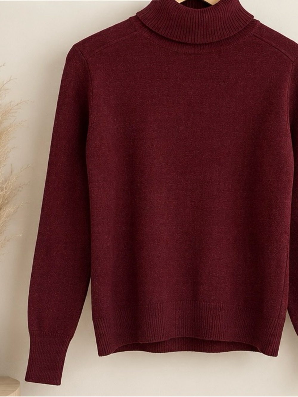 Evereve Women’s Wine Turtleneck Sweater